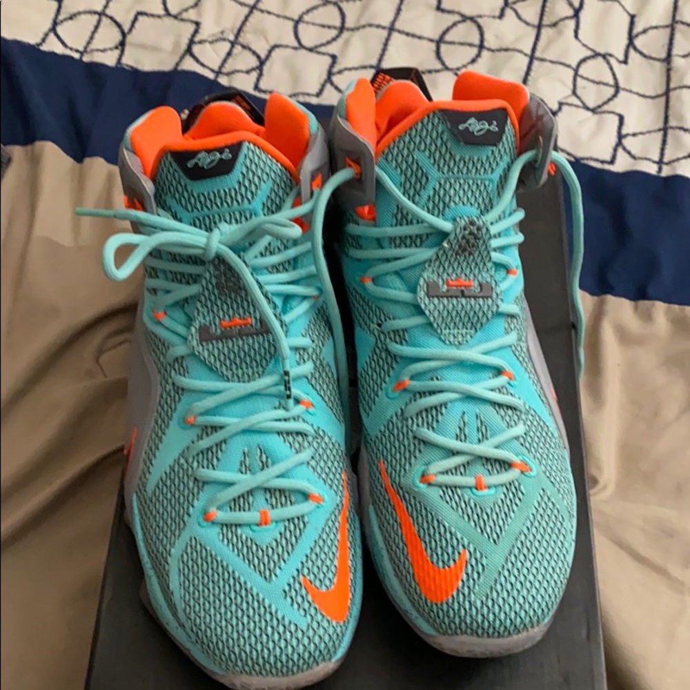 Lebron 12 shoes og box 9/10 worn a few times